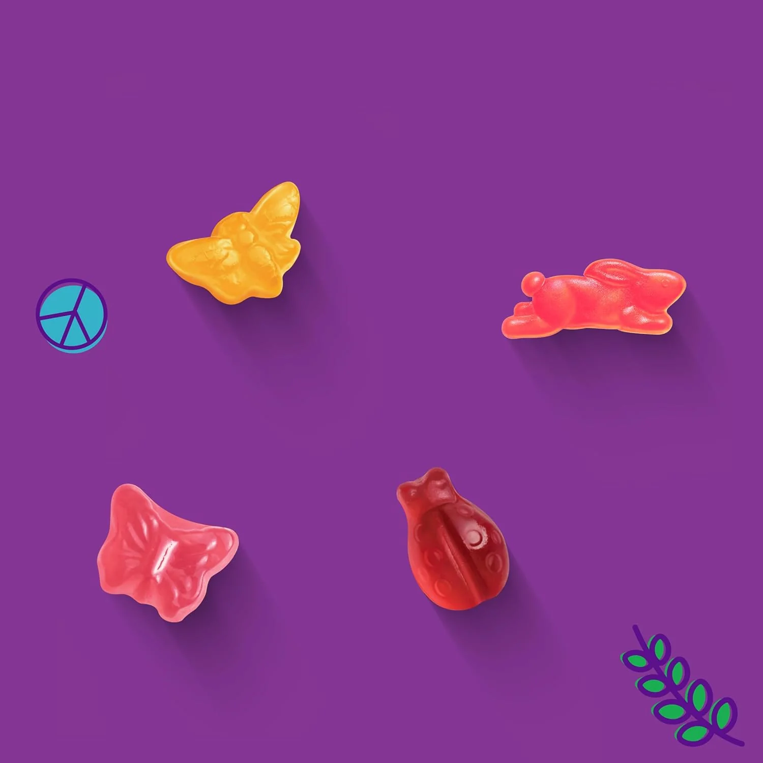 Bees, Bugs & Butterflies Strawberry, Raspberry & Apple Fruit Snacks - Image 2