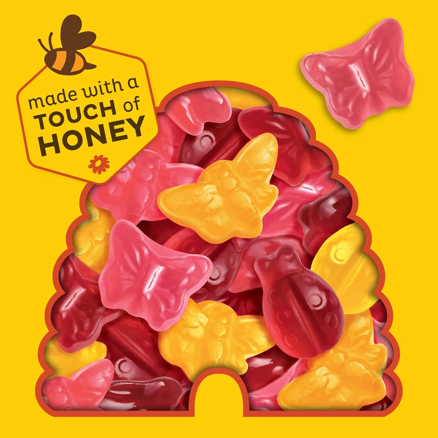 Bees, Bugs & Butterflies Strawberry, Raspberry & Apple Fruit Snacks - Image 3