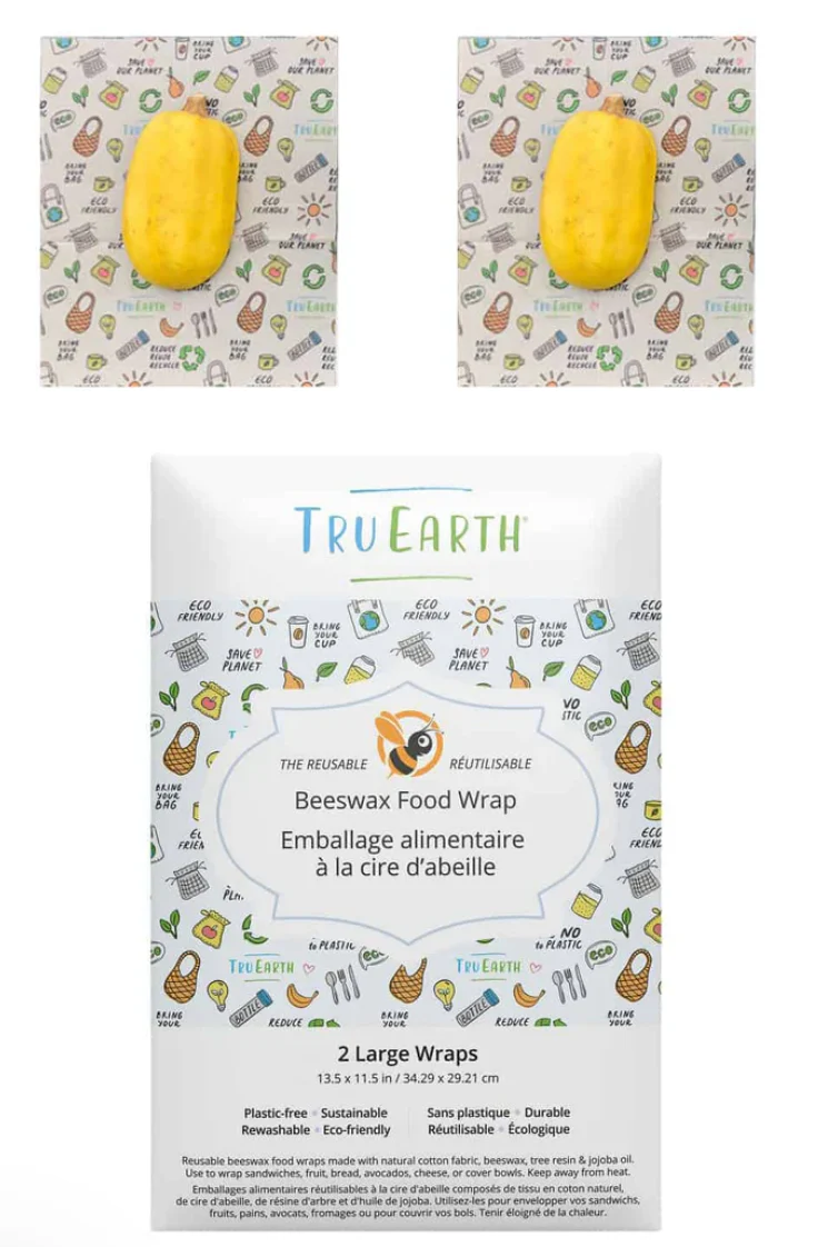 Beeswax Food Wrap Eco Print - 2 Large - Image 3