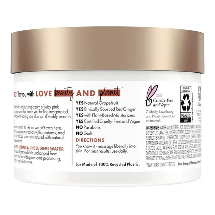 Beloved Grapefruit Oil And Red Ginger Body Cream - Image 2