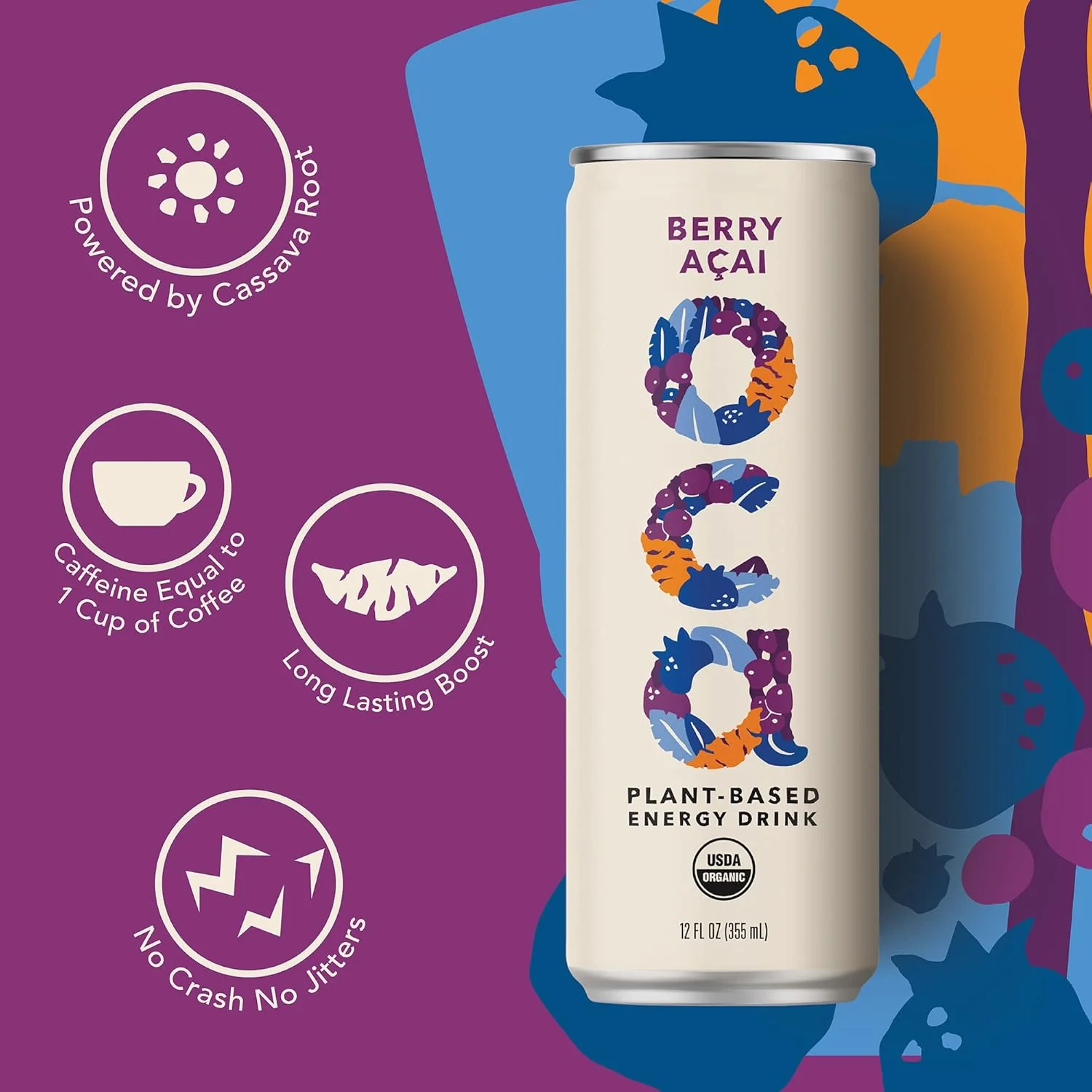 Berry Acai Energy Drink (12 Pack) - Image 5