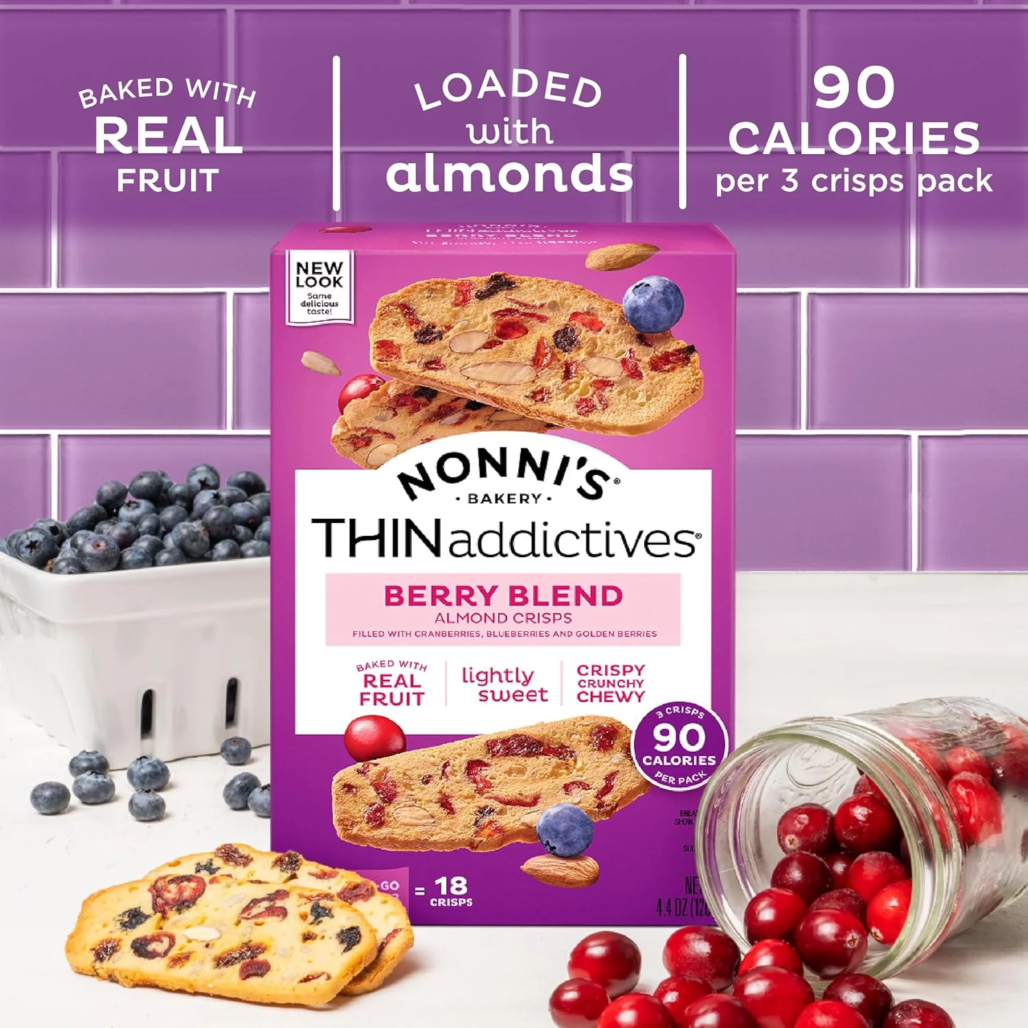 Berry Blend Almond Crisps - Image 3