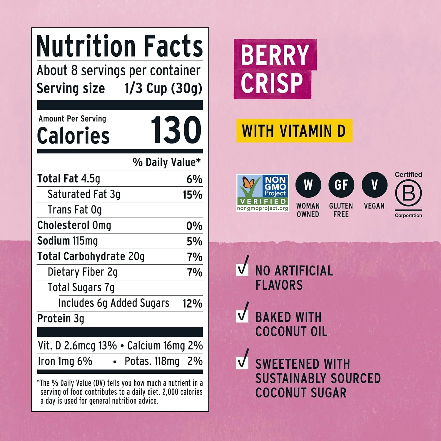 Berry Crisp Ancient Grain Granola - Image 4