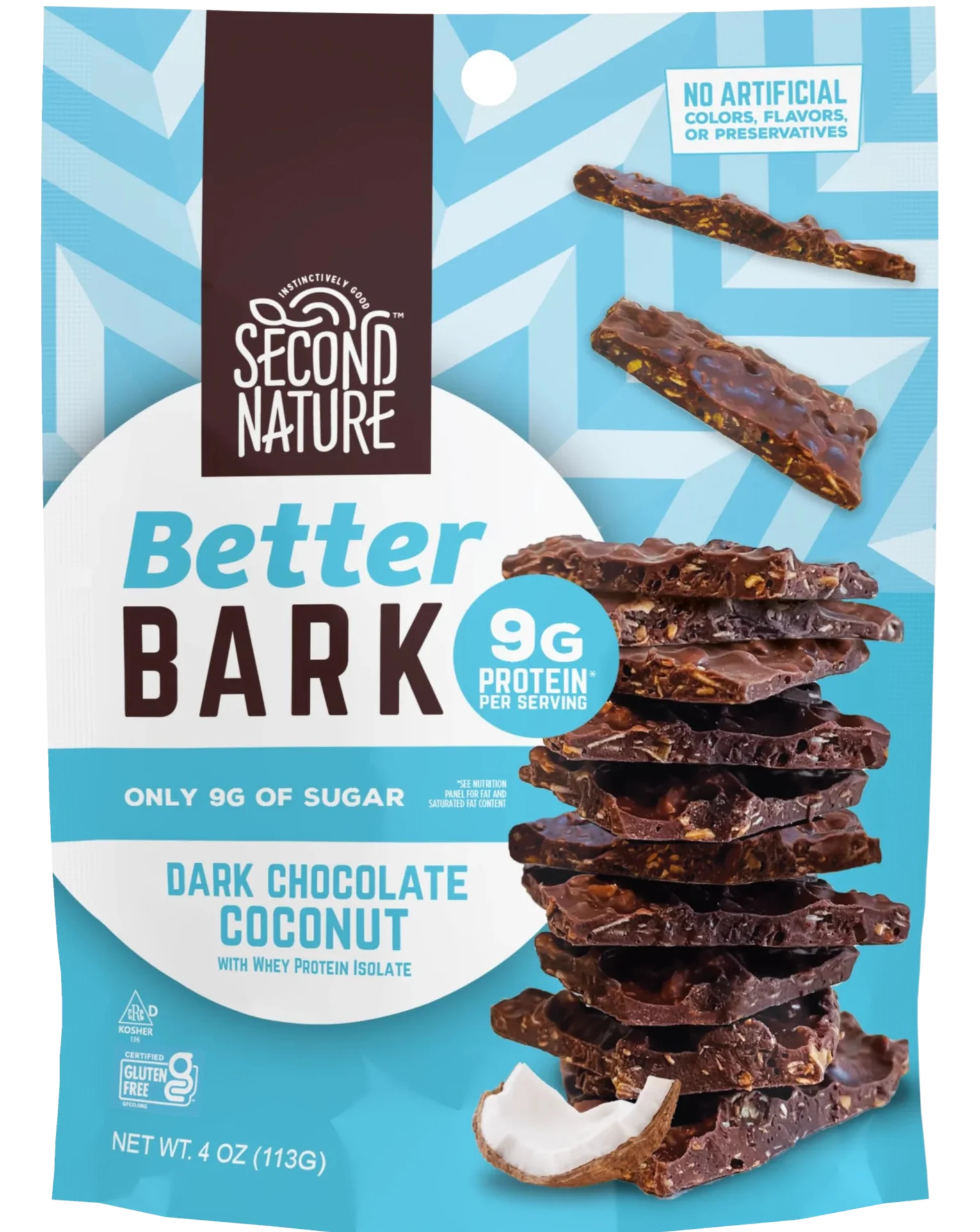 Better Bark Dark Chocolate Coconut Bar
