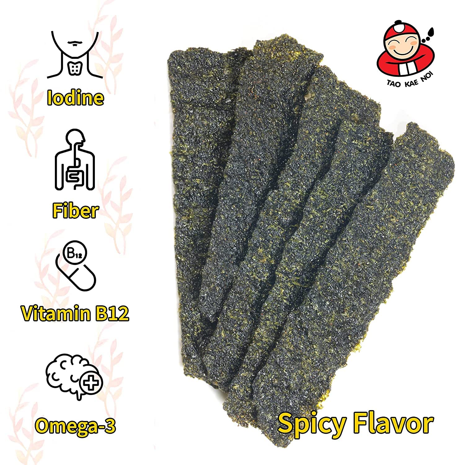 Big Roll Grilled Seaweed Rolls, Spicy (6 CT) - Image 3