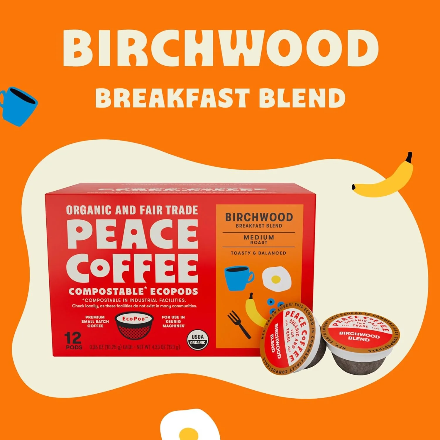 Birchwood Medium Roast Coffee K-Pods (12 CT) - Image 2