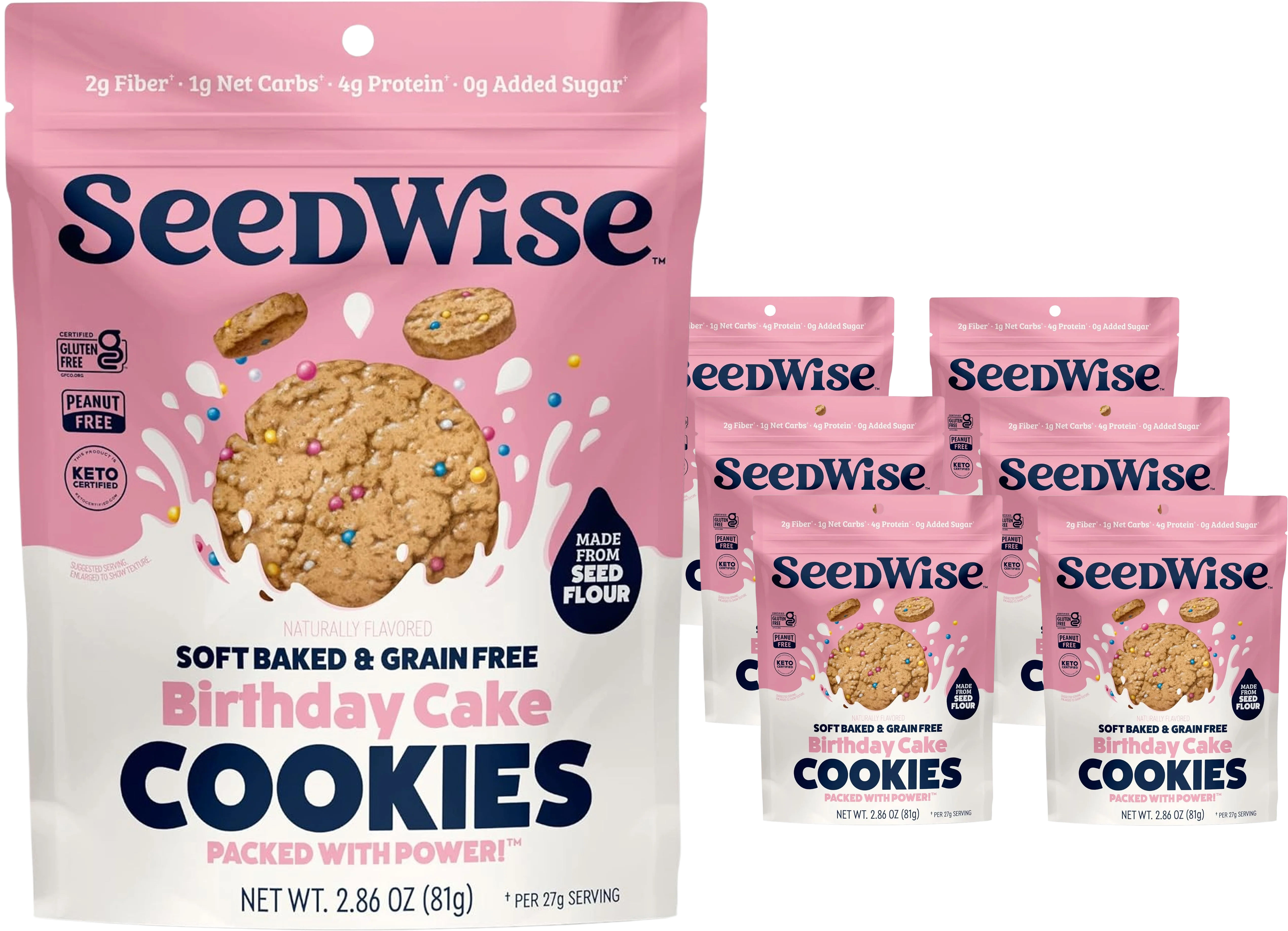 Birthday Cake Cookies (6 Pack)