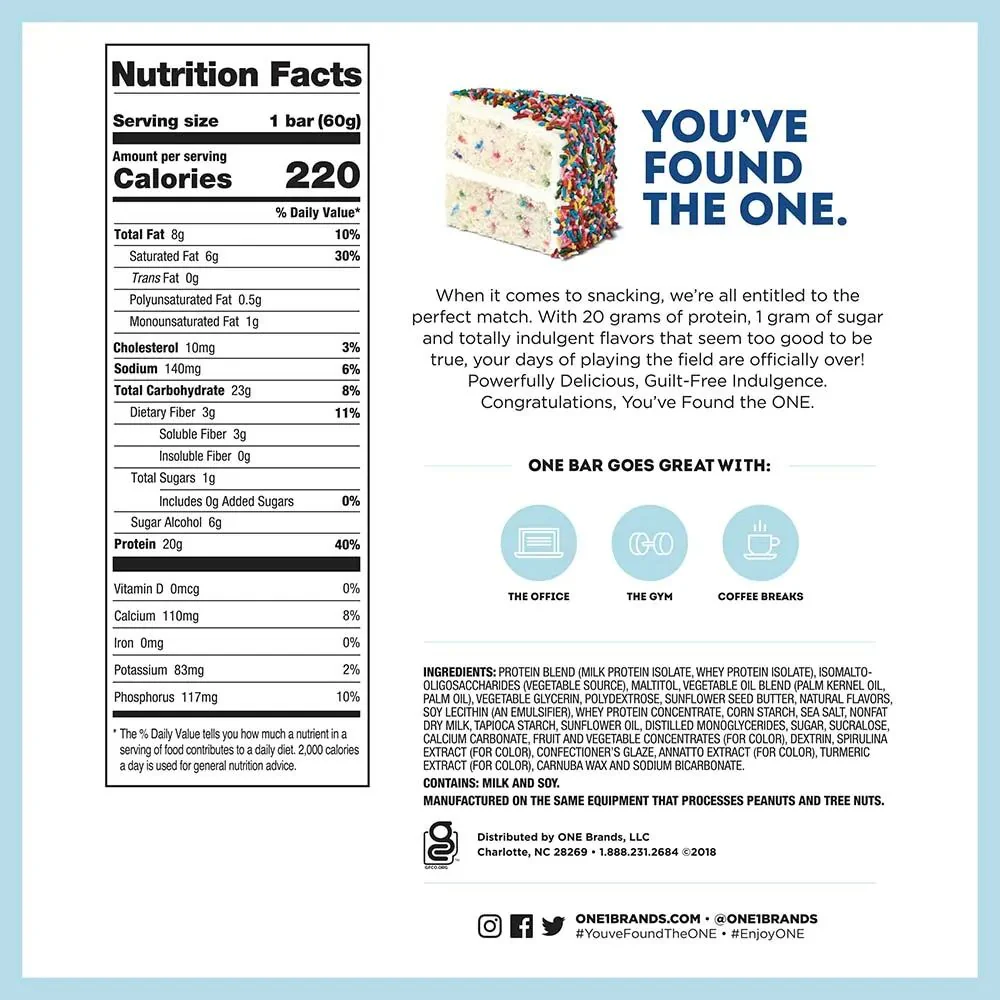 Birthday Cake Protein Bar (12 CT) - Image 4