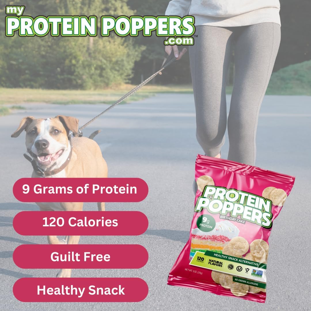 Birthday Cake Protein Poppers (10 Pack) - Image 4