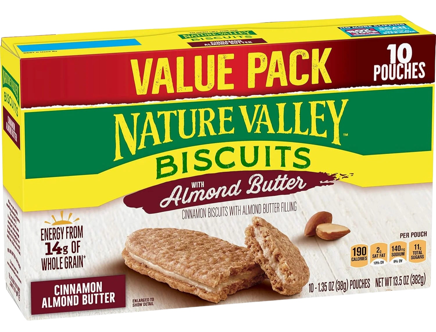 Biscuits with Almond Butter - Cinnamon Almond Butter (10 CT)