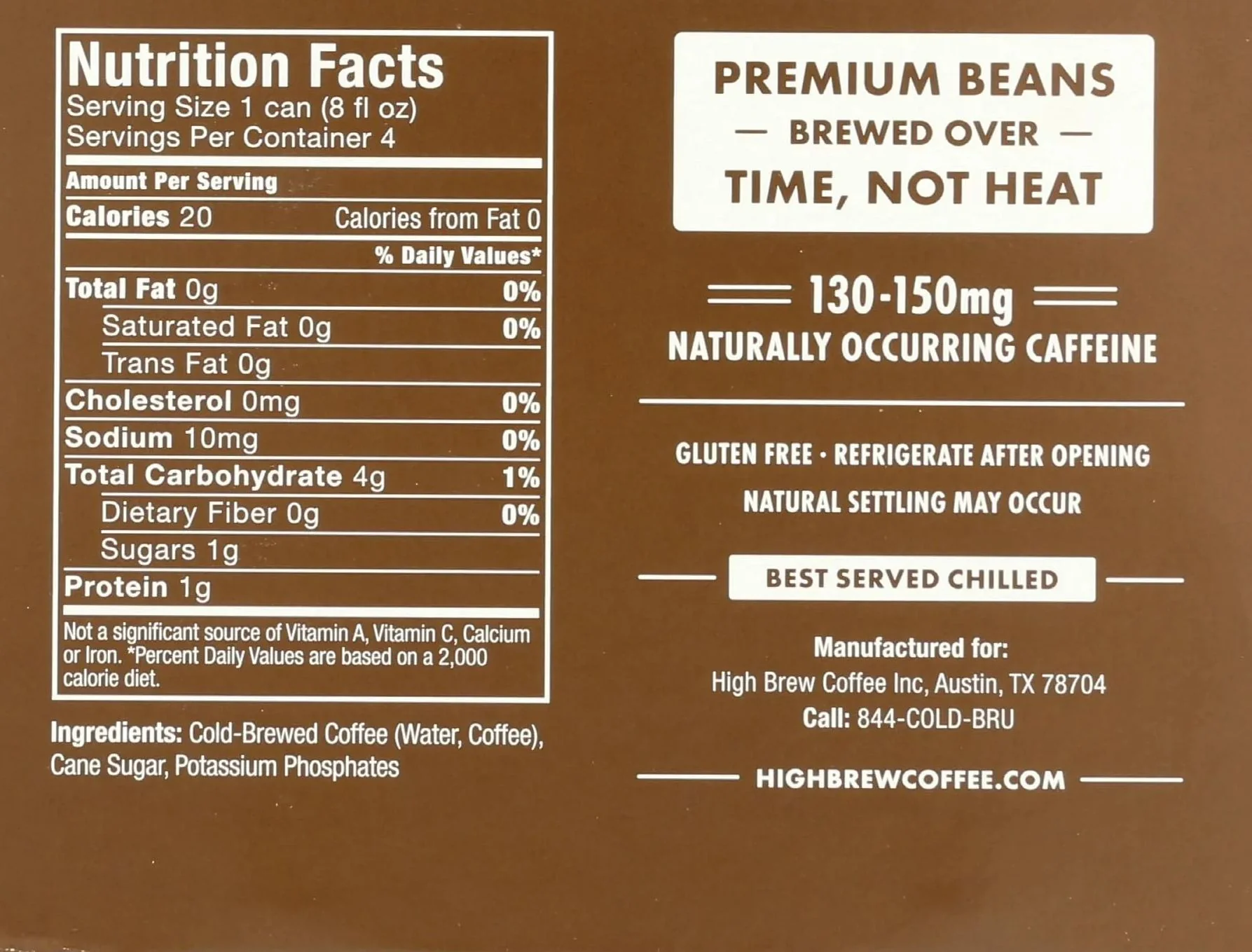 Black and Bold Cold Brew Coffee (4 Pack) - Image 3