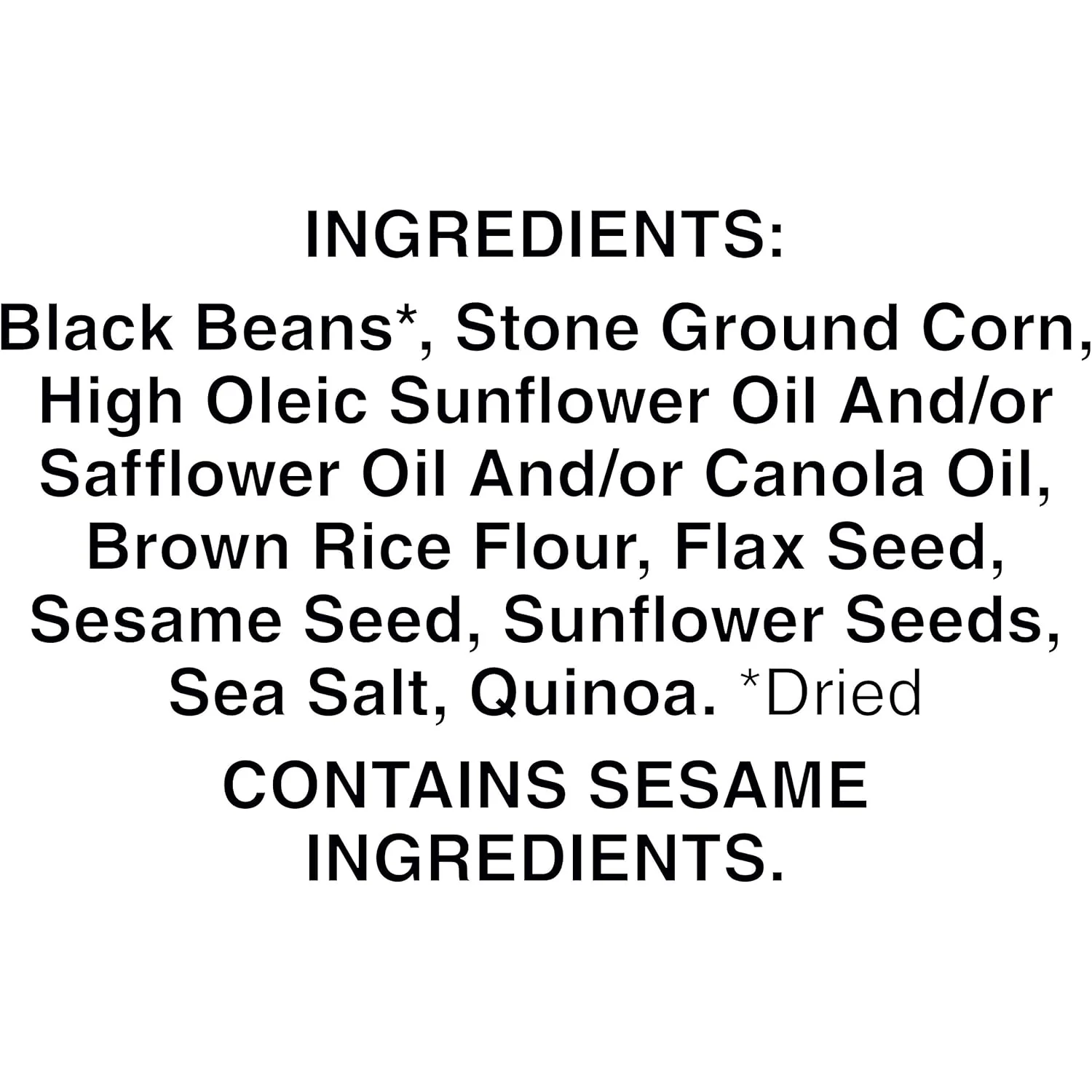 Black Bean Tortilla Chips - Image 3