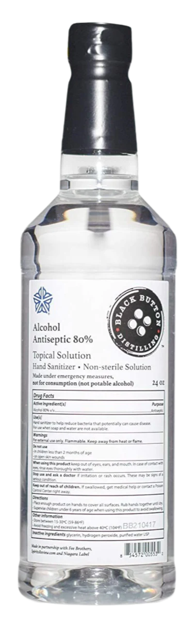 Hand Sanitizer 80% Alcohol