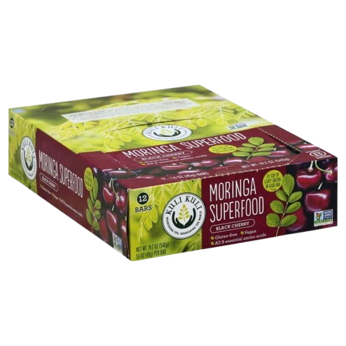 Black Cherry Moringa Superfood Energy Bar (12 CT)
