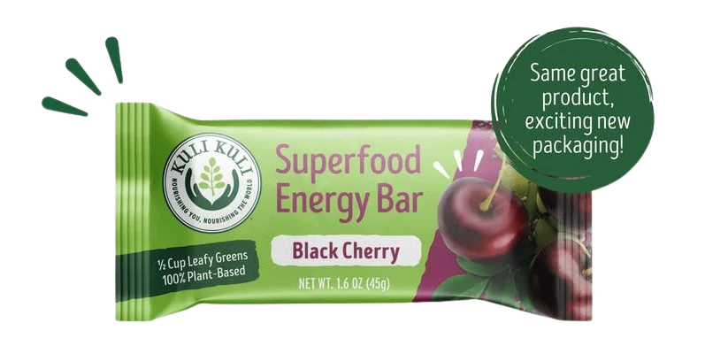 Black Cherry Moringa Superfood Energy Bar (12 CT) - Image 2