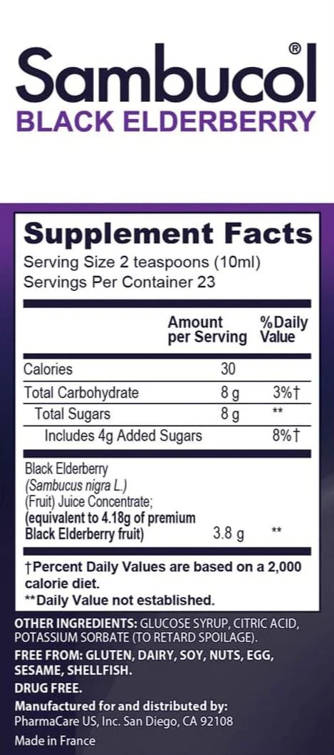 Black Elderberry Immune Support Syrup - Image 3