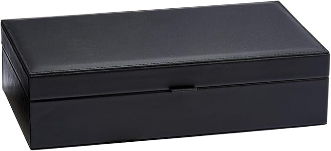 Black Leather Jewelry Box - Image 2