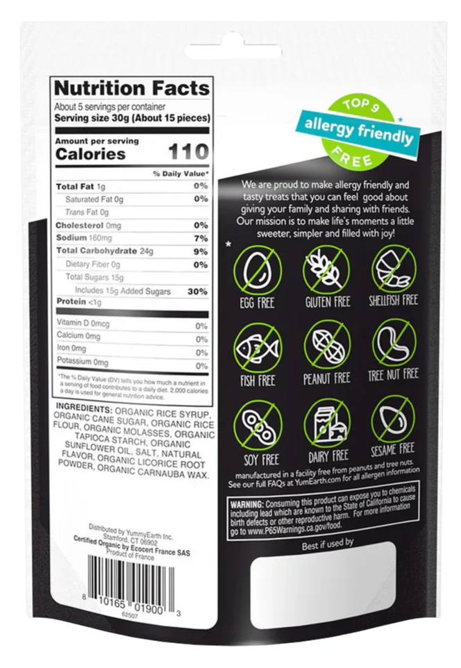 Organic Gluten Free Black Licorice - Image 5
