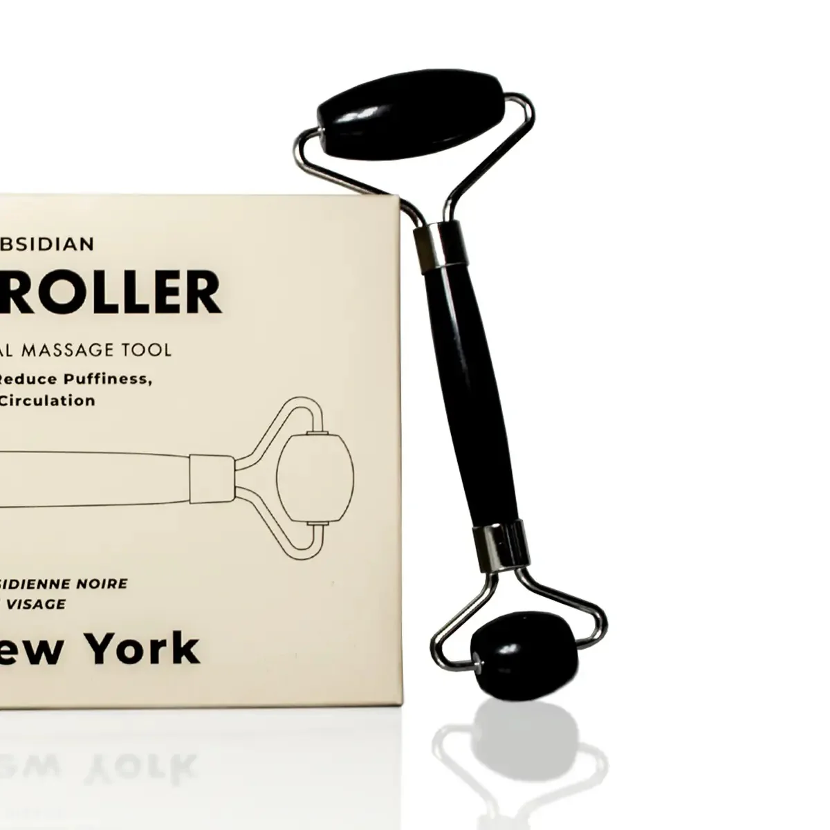 Black Obsidian Facial Roller - Image 3