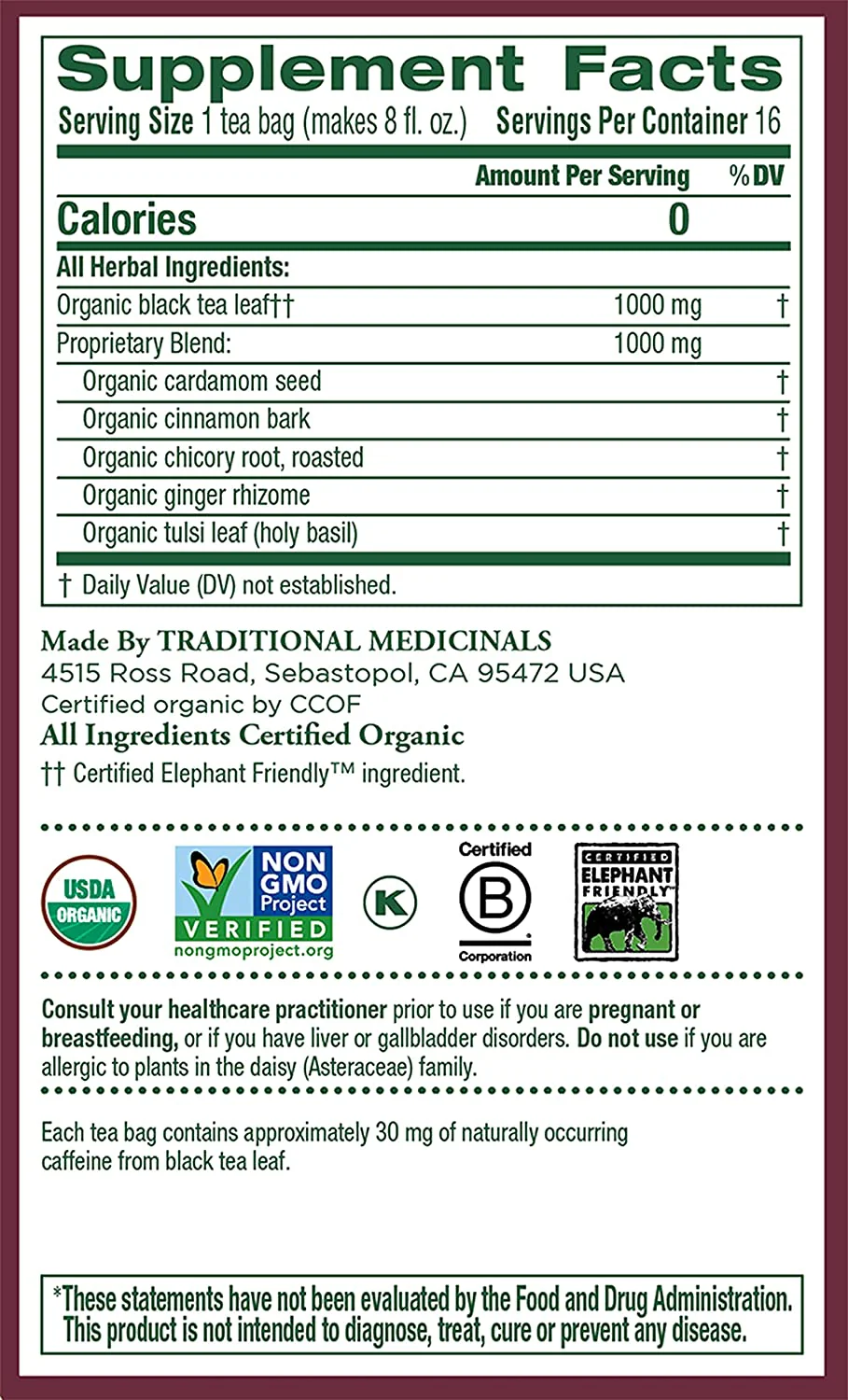Black Tea Assam Chai 16 Ct - Image 4