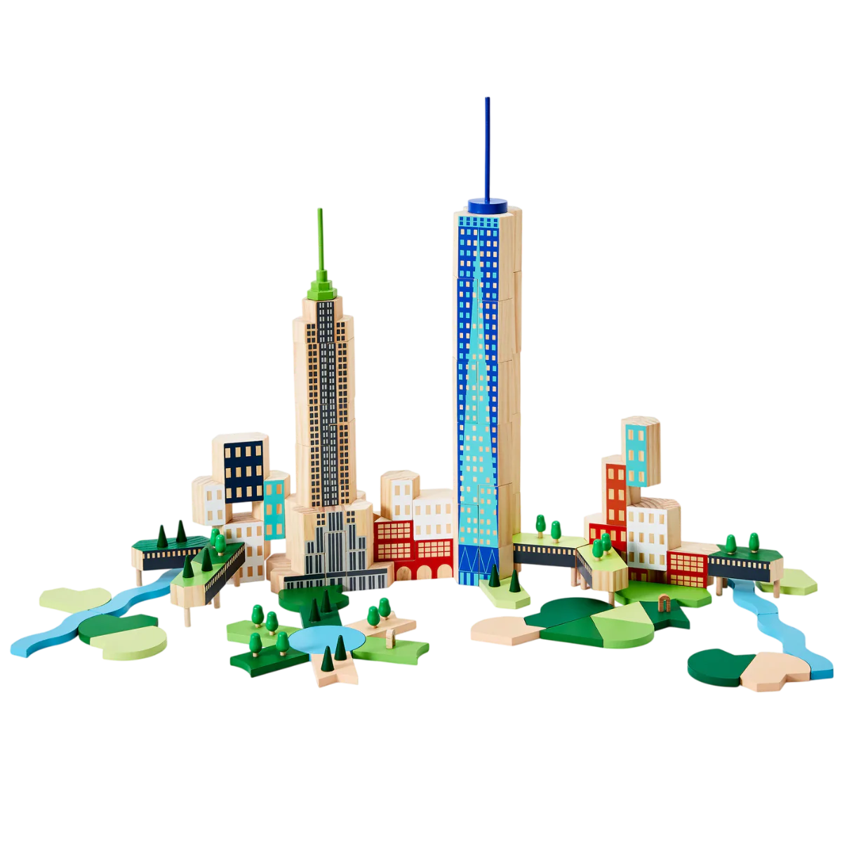Blockitecture Wooden Play Set - Big Apple