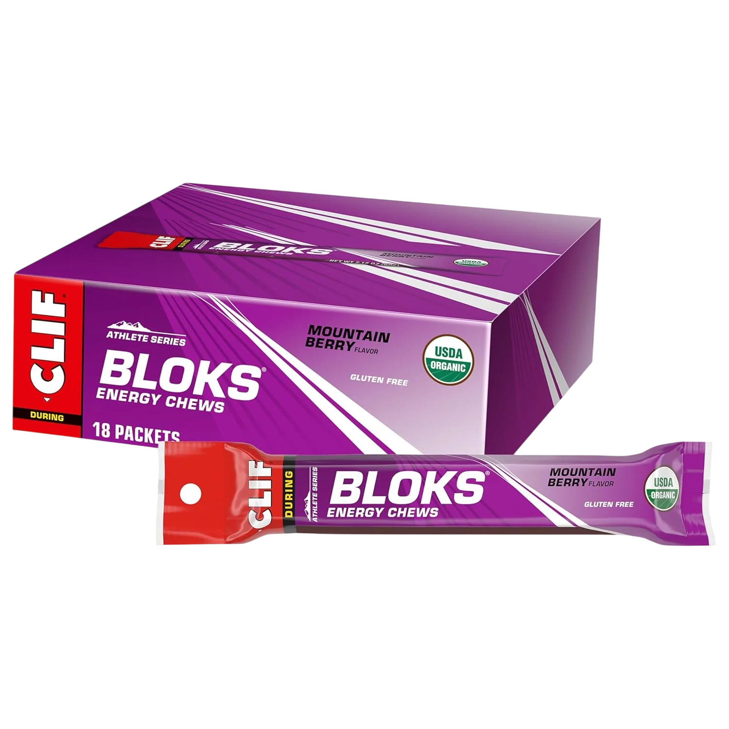 Bloks Energy Chews - Mountain Berry (18 CT)
