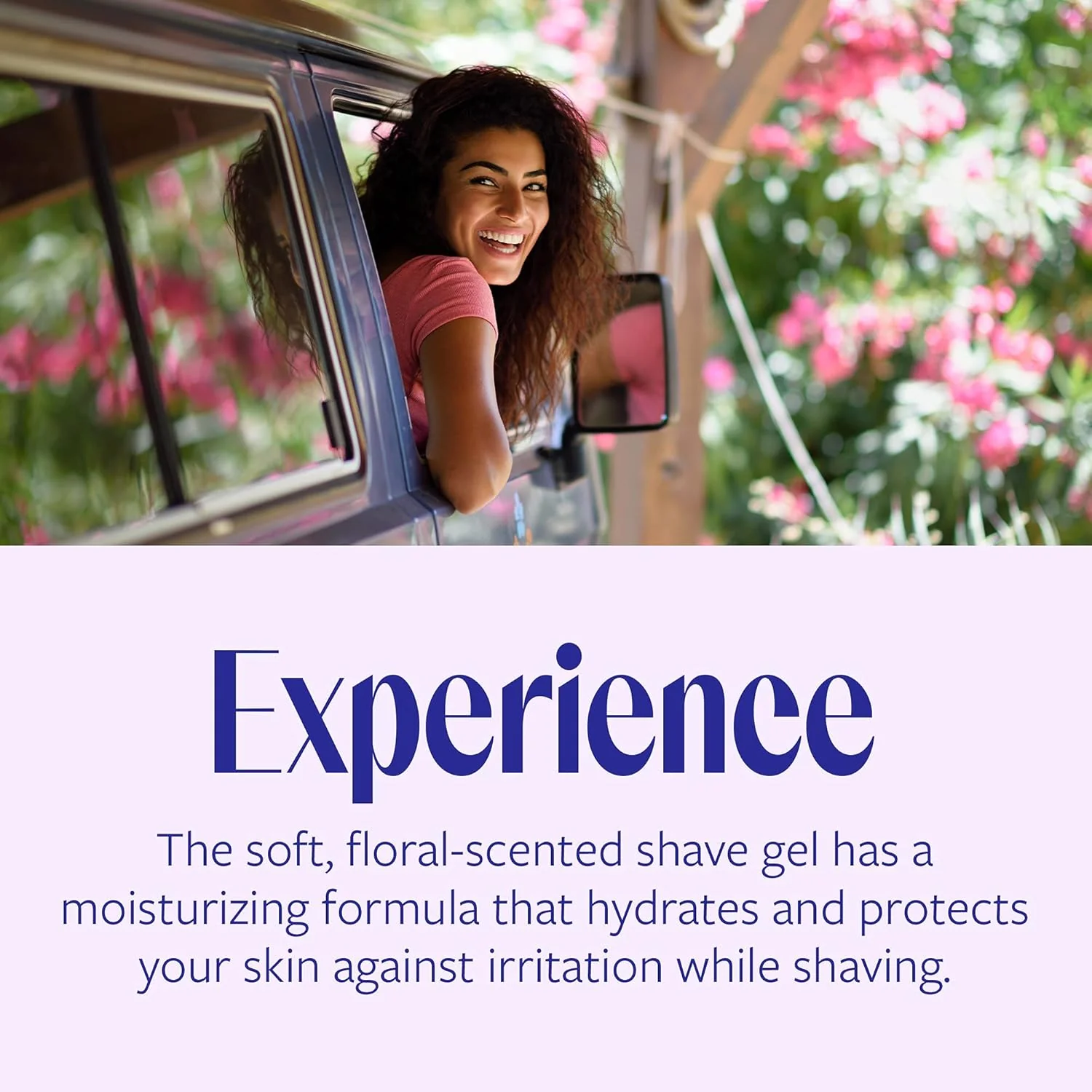 Bloom Moisturizing Shave Gel - Cherry Blossom, Sandalwood & Rosewater Scent - Image 3