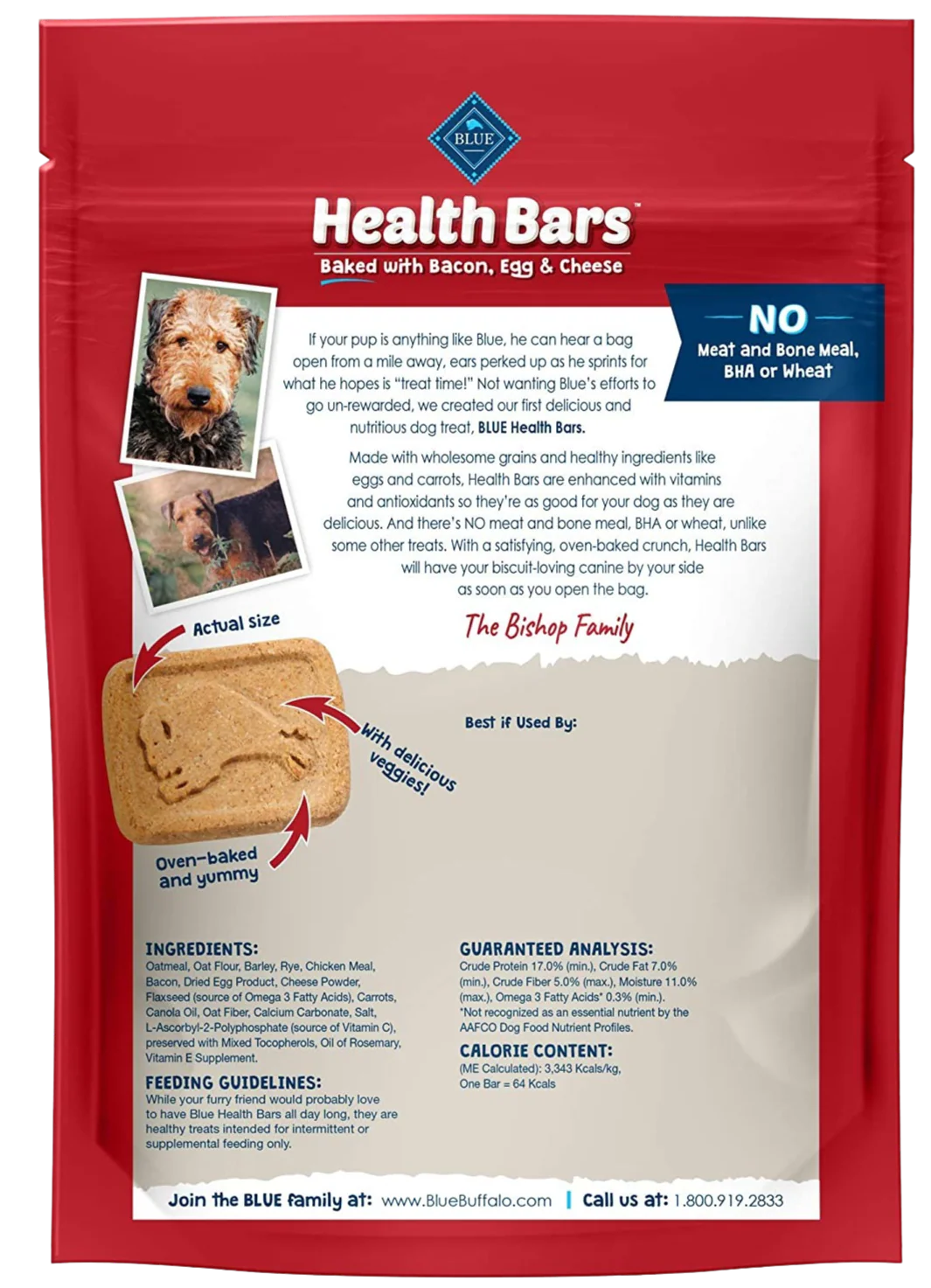 Biscuits Bacon Crunchy Dog Treats - Image 2