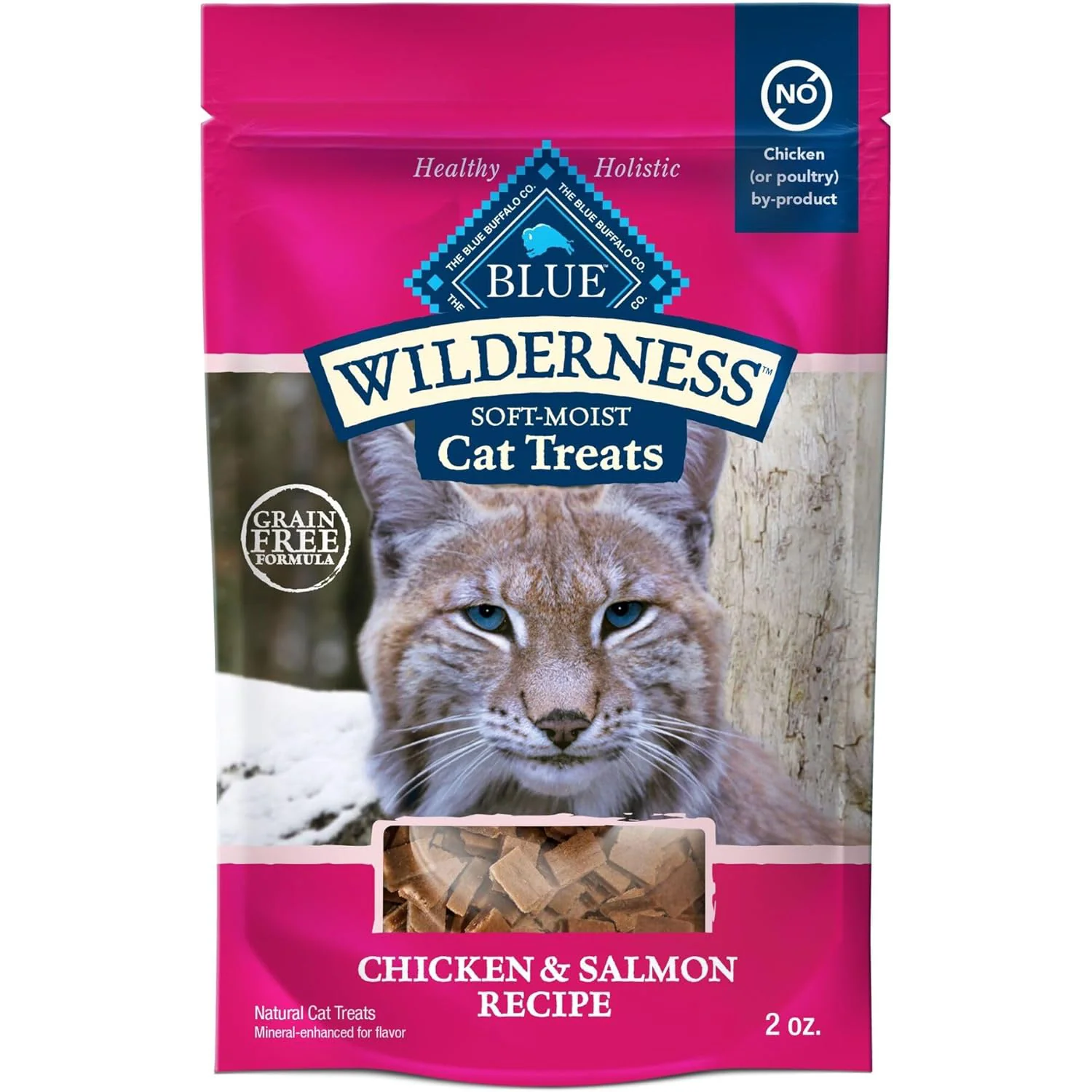 Grain Free Chicken & Salmon Recipe Soft Cat Treats