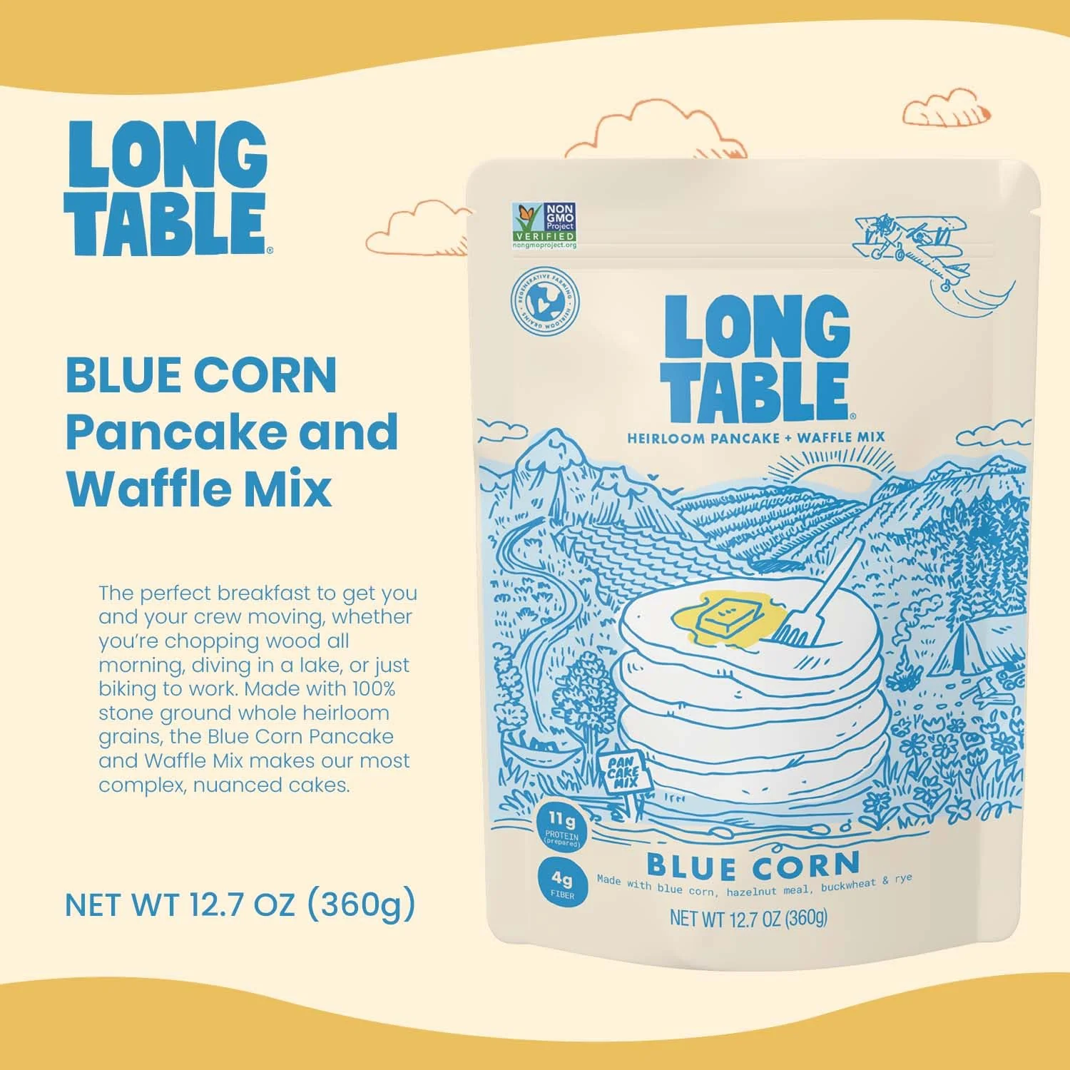 Blue Corn Pancake and Waffle Mix - Image 3