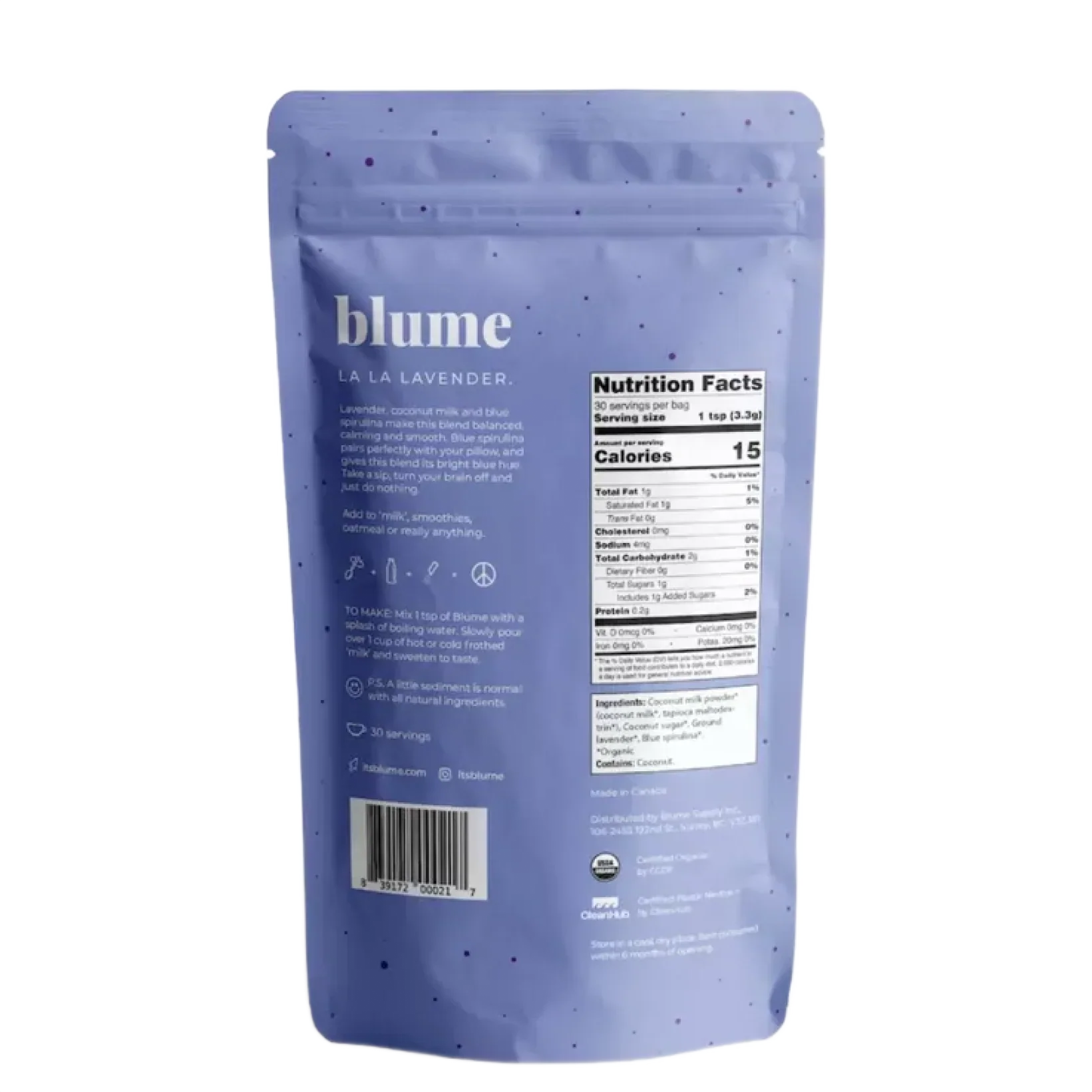 Blue Lavender Superfood Latte Powder - Image 4