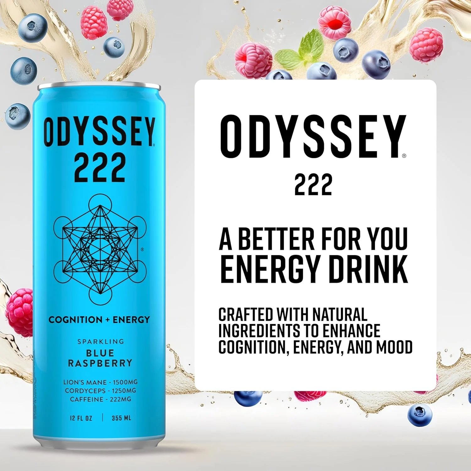 Blue Raspberry Sparkling Energy Drink - Image 3