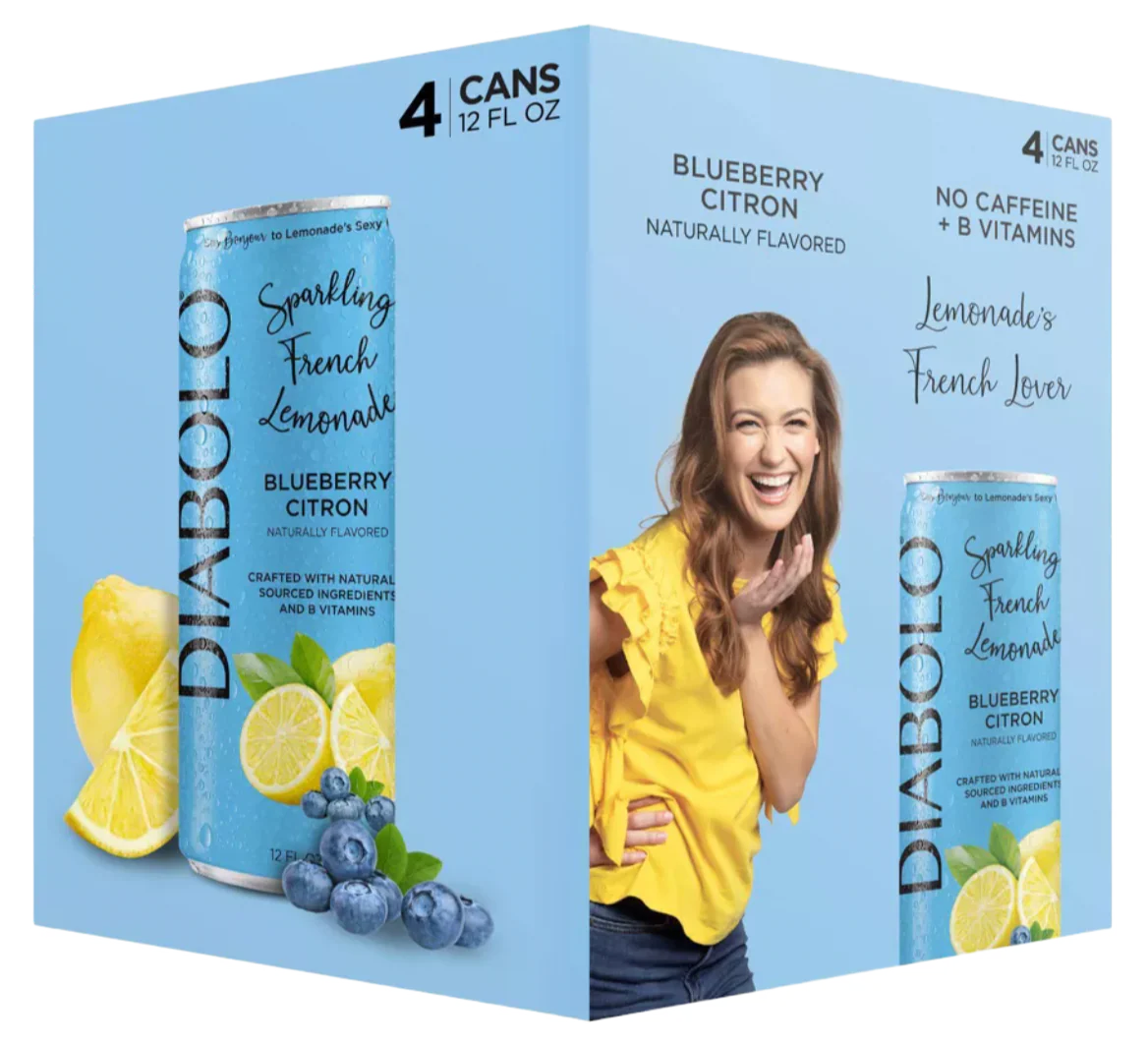 Blueberry Citron Sparkling Lemonade (4 Pack)