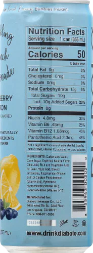 Blueberry Citron Sparkling Lemonade (4 Pack) - Image 3