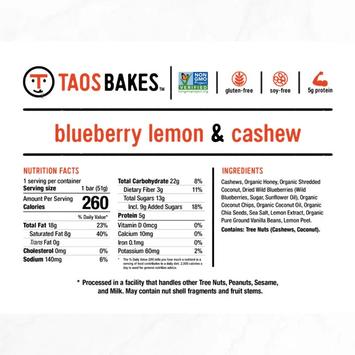 Blueberry Lemon & Cashew (12 CT) - Image 5
