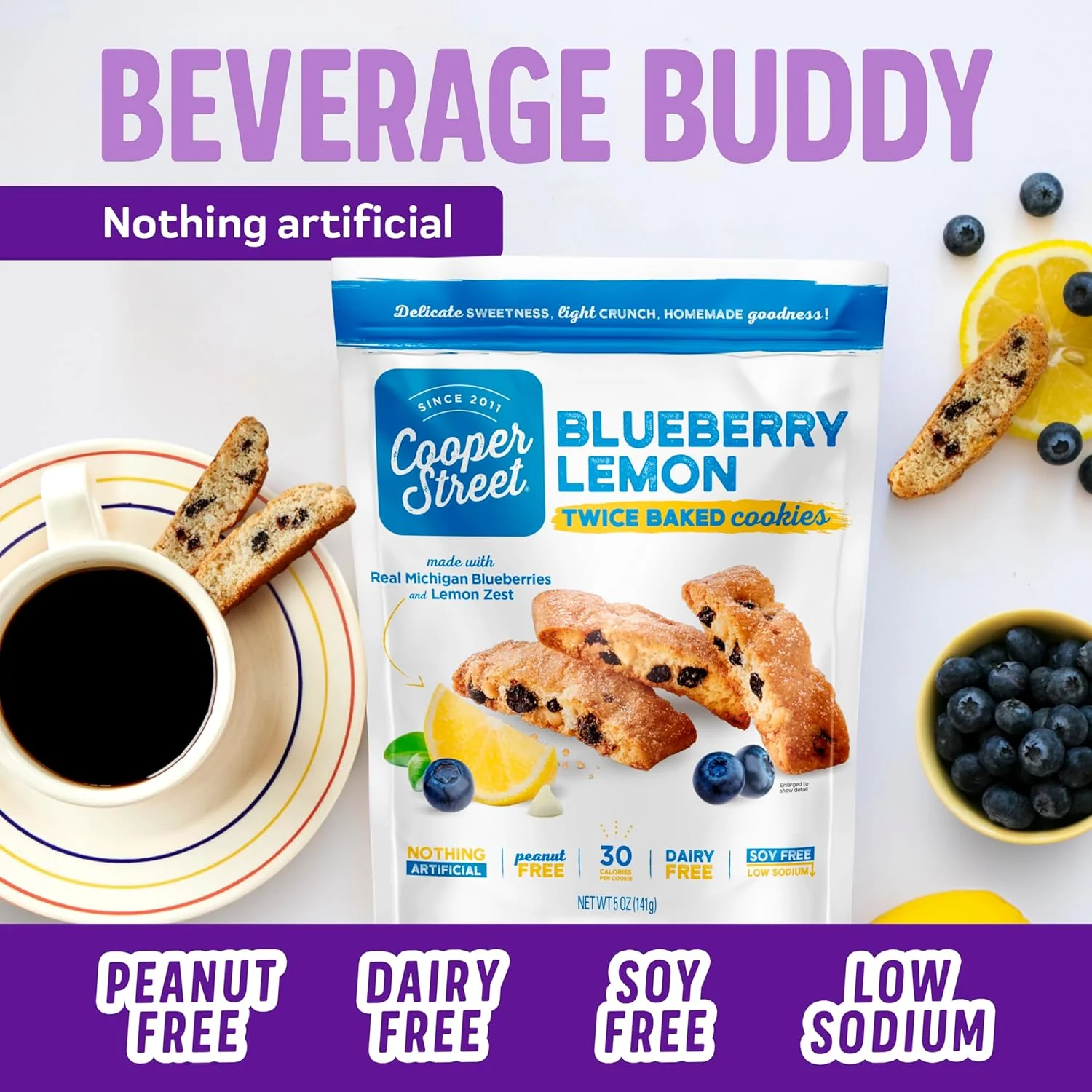Blueberry & Lemon Cookies - Image 2