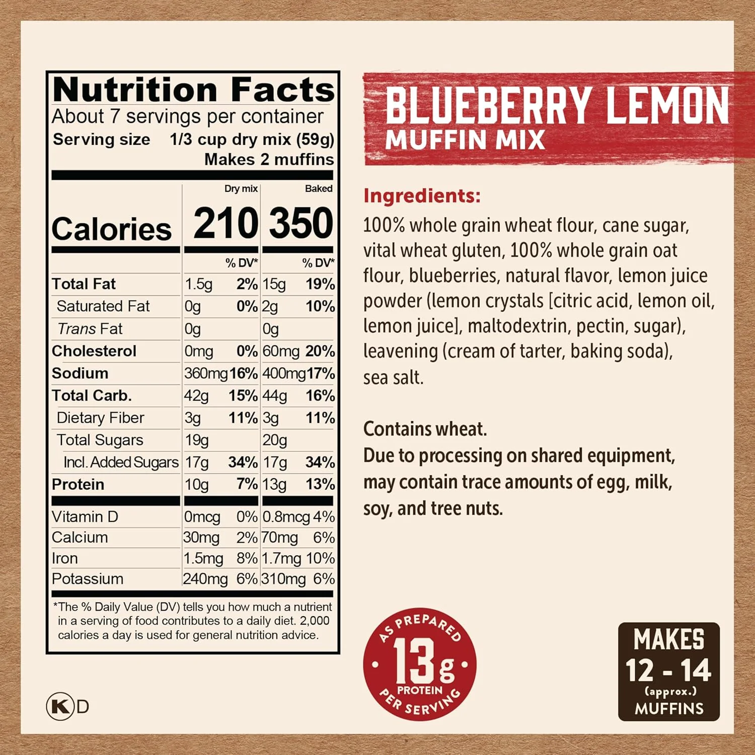 Blueberry Lemon Protein Muffin Mix - Image 4