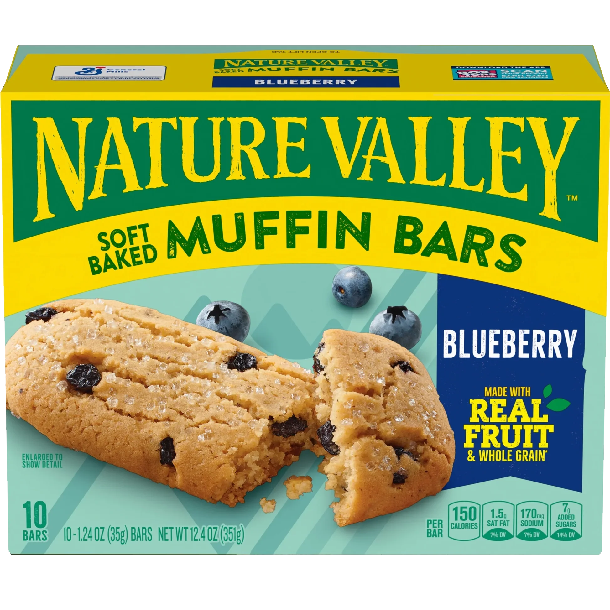 Soft-Baked Muffin Bars - Blueberry (10 CT)