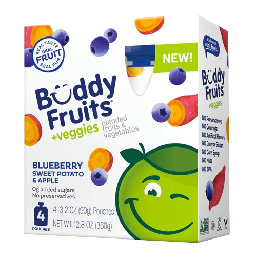 Blueberry, Sweet Potato & Apple Pouches (4 CT)
