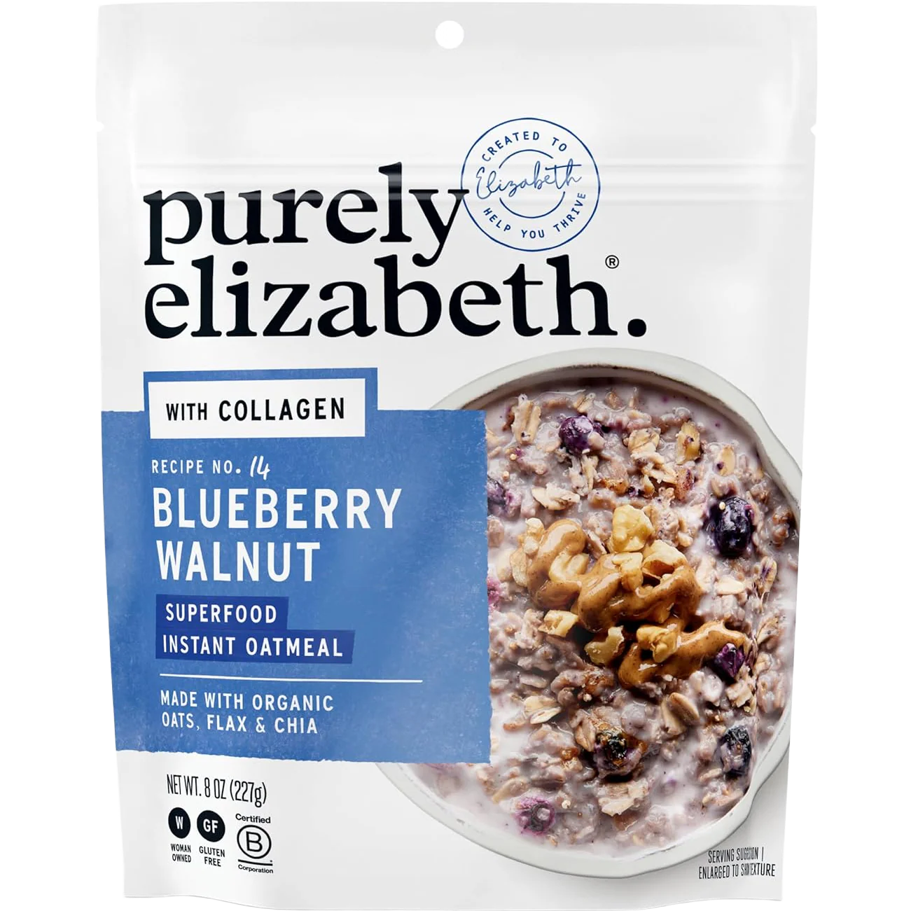 Blueberry Walnut Superfood Instant Oatmeal