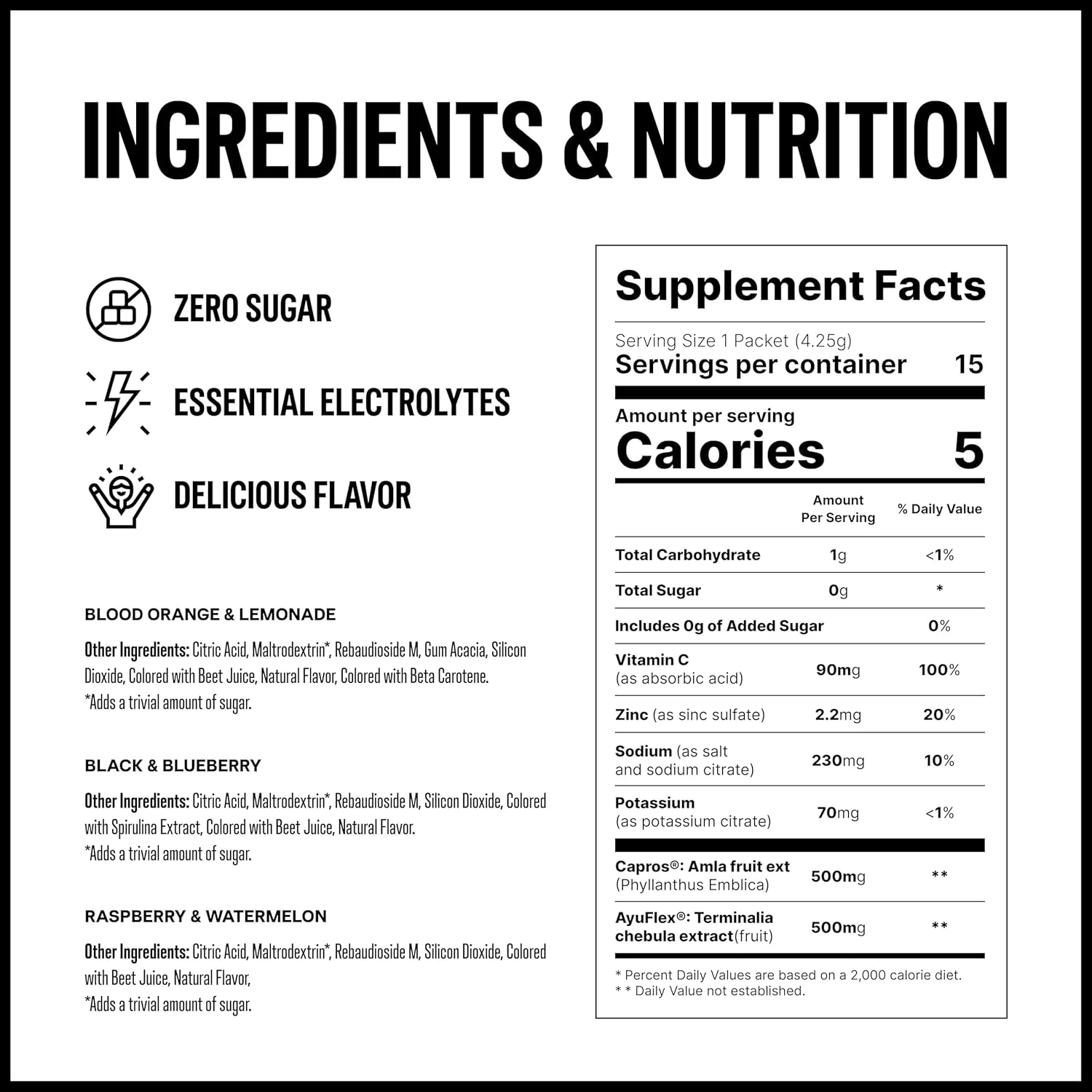 Blood Orange & Lemonade Hydration Packs (15 CT) - Image 4