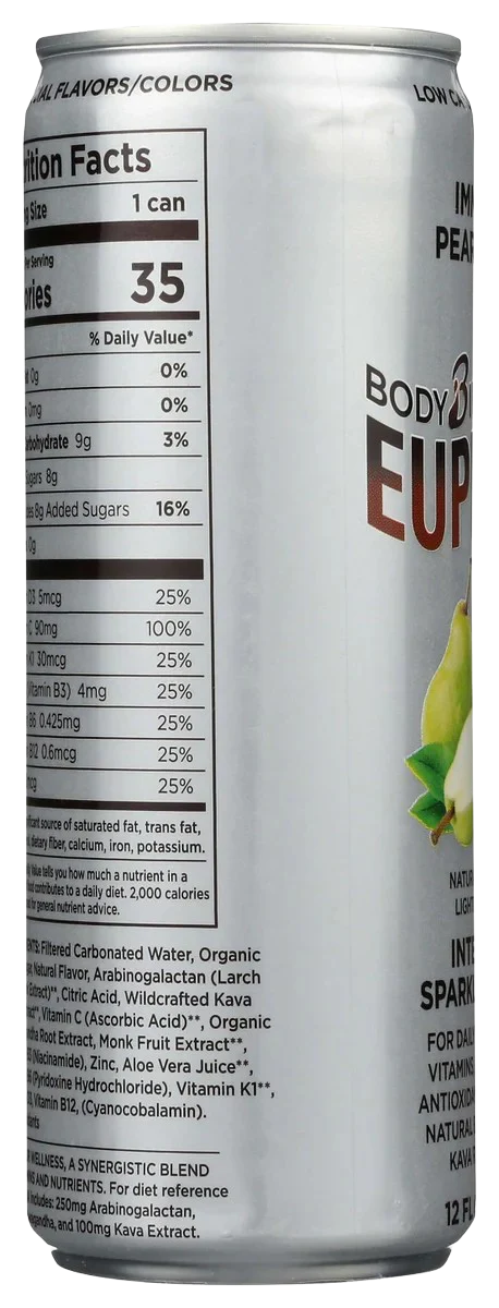 Intelligent Sparkling Water Pear Ginger (12 Pack) - Image 3