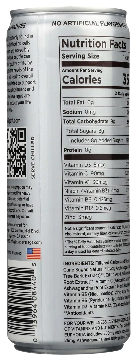 Intelligent Sparkling Water Pear Ginger (12 Pack) - Image 4