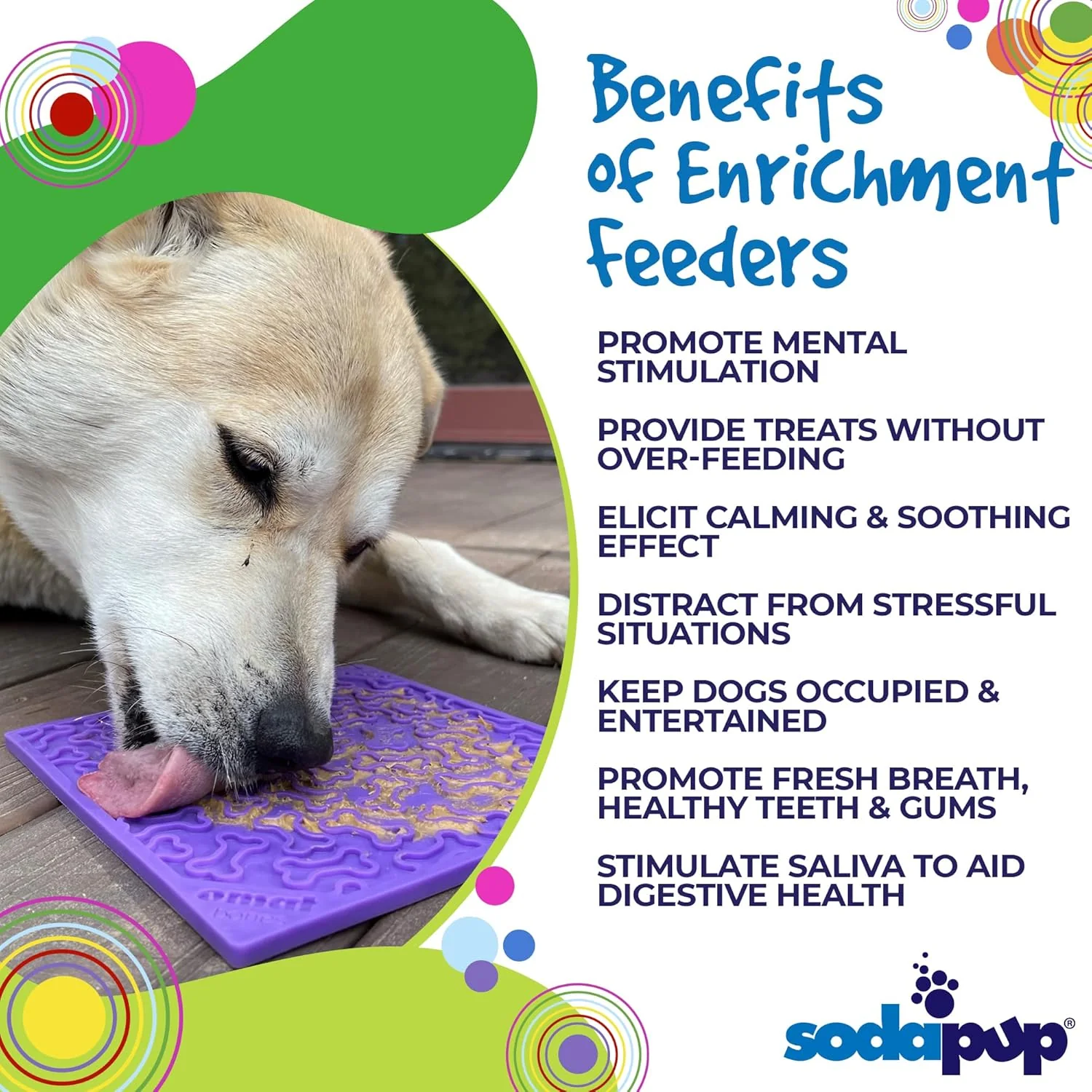 Bones eMat – Durable Dog Lick Mat Feeder - Image 3