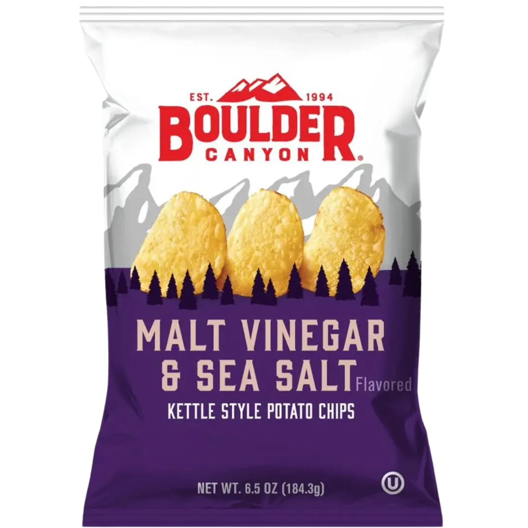 Malt Vinegar & Sea Salt Kettle Style Potato Chips