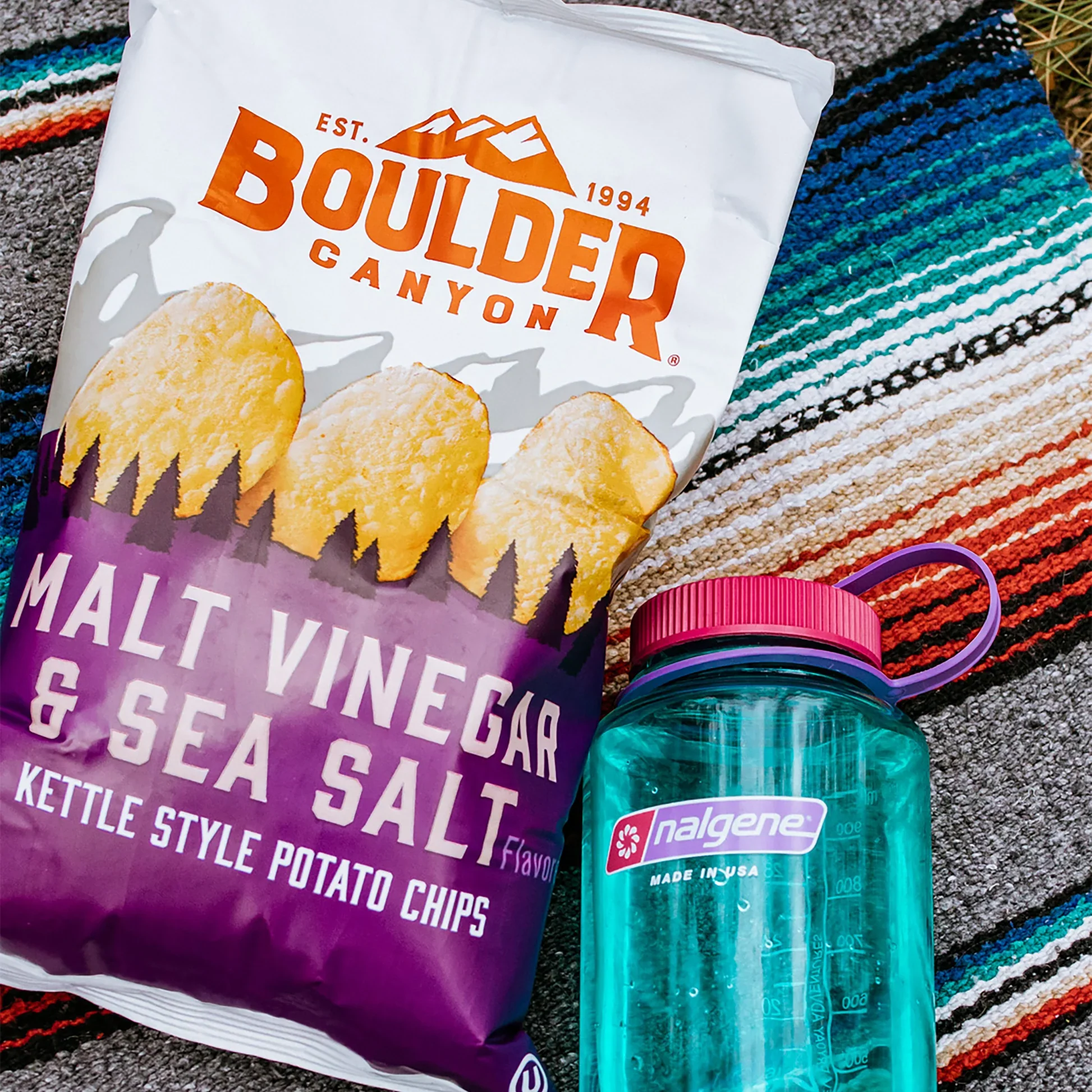 Malt Vinegar & Sea Salt Kettle Style Potato Chips - Image 2