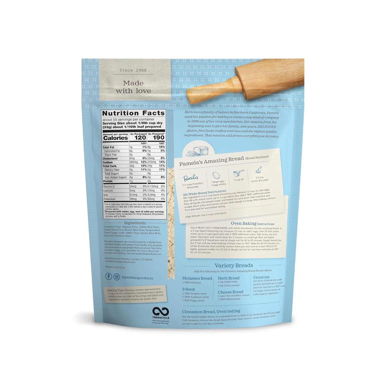 Gluten Free Bread Mix & Flour Blend - Image 2