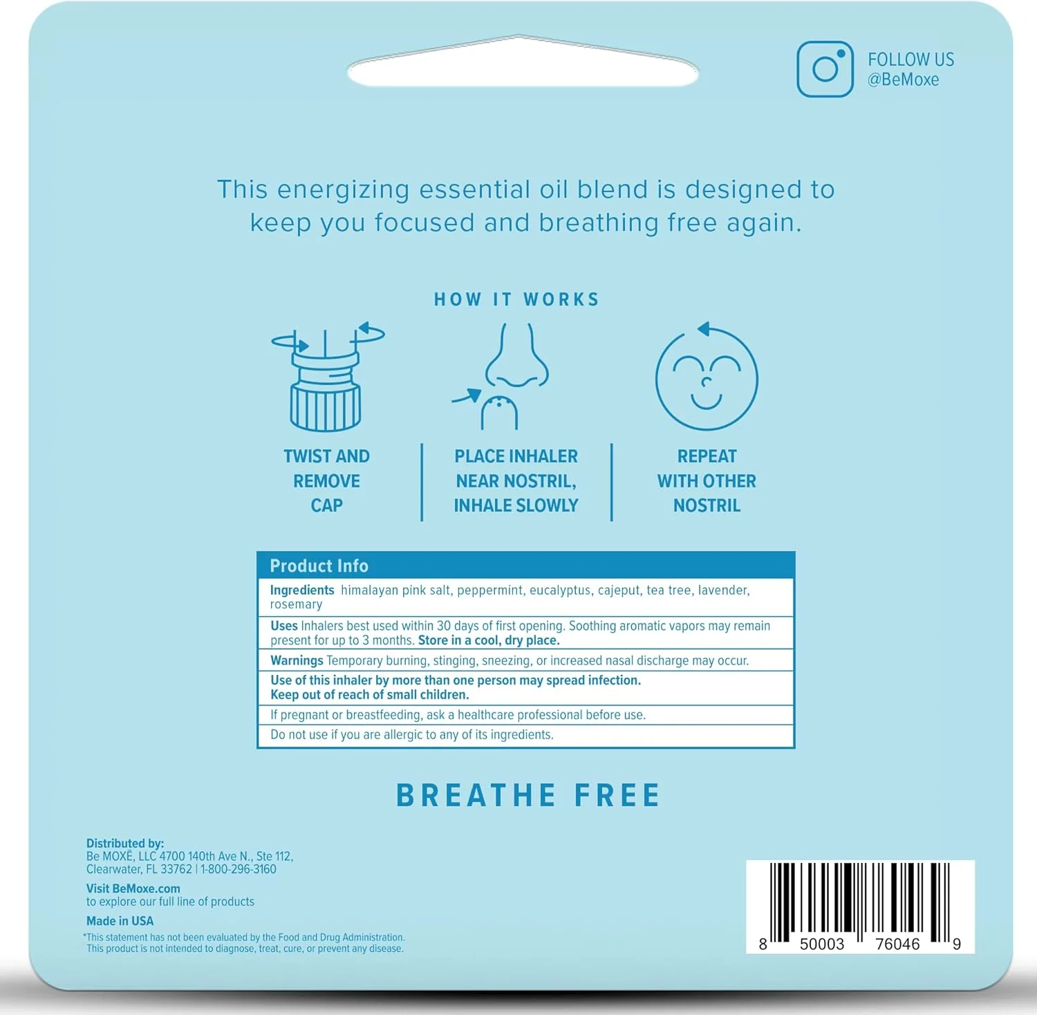 Breathe Inhaler with Pure Essential Oils - Image 3