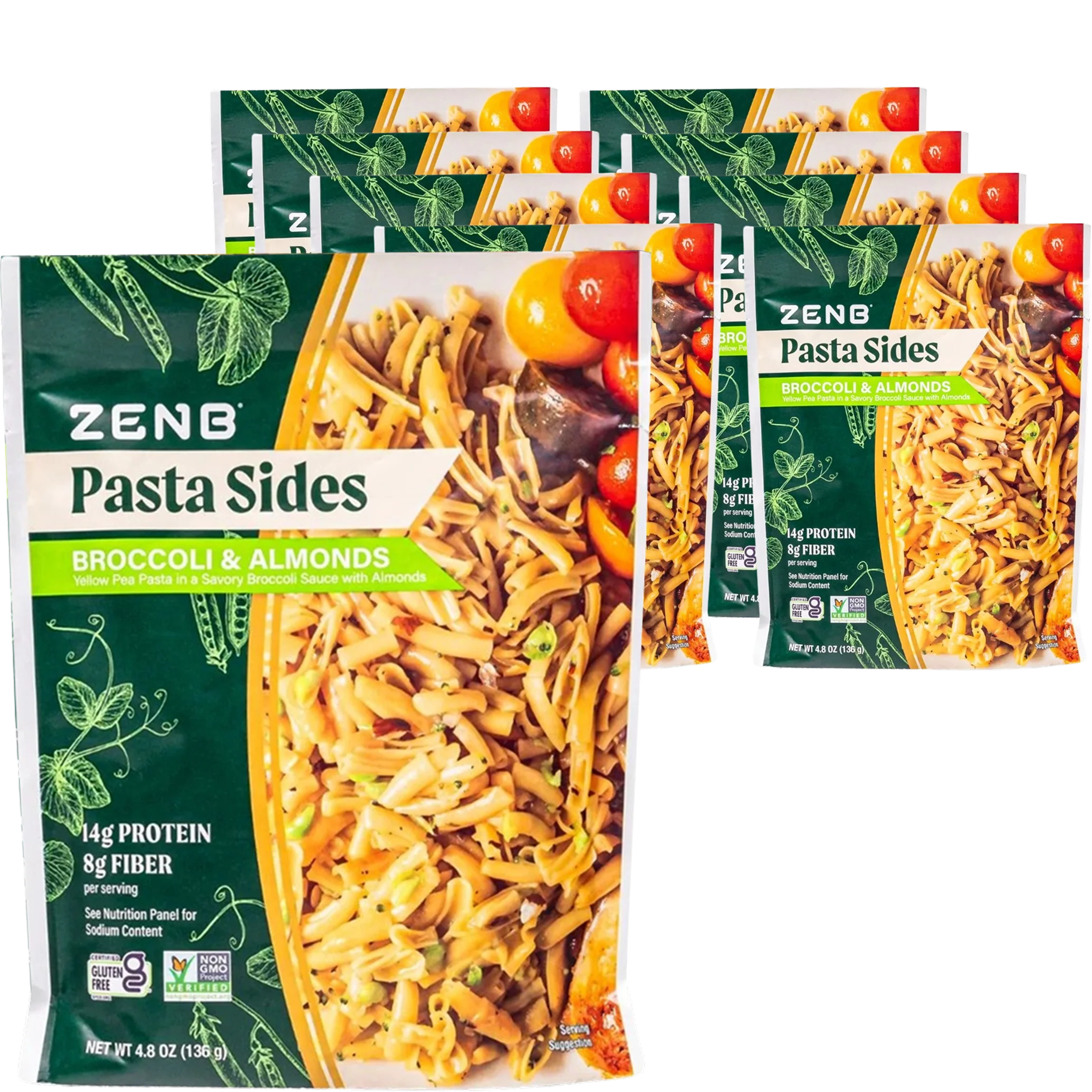 Broccoli & Almonds Pasta Side (8 Pack)
