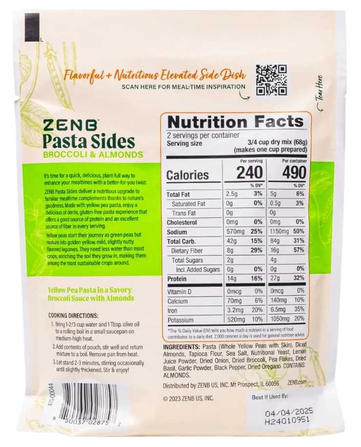 Broccoli & Almonds Pasta Side (8 Pack) - Image 4